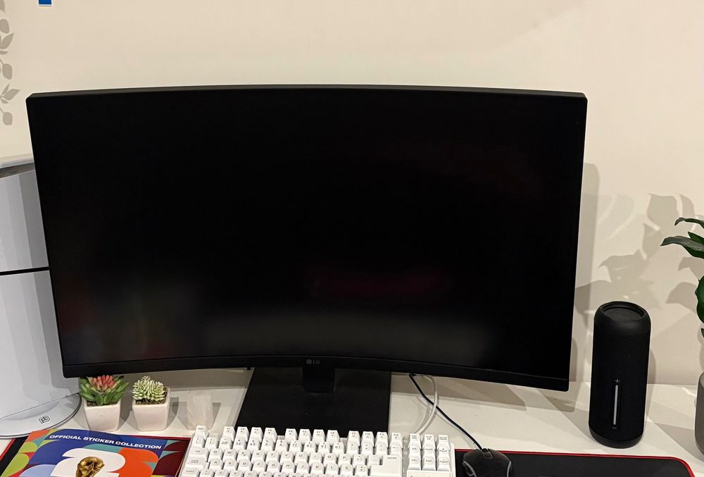 Monitor LG curvo