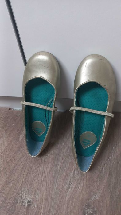 Балетки золотые на девочку размер 36