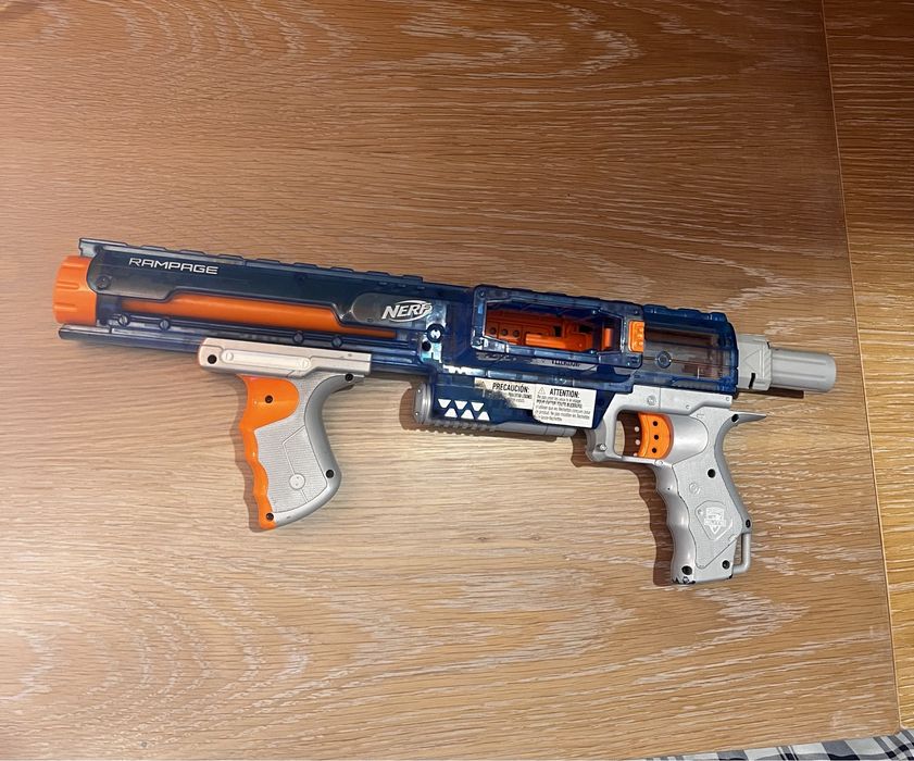 Nerf Rampage (w/ all ammo) - EDIÇÃO LIMITADA - *OTIMO ESTADO*