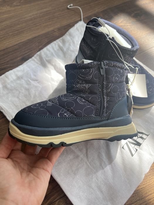 Дутики Zara 28 18 см сапожки чобітки сапоги Зара