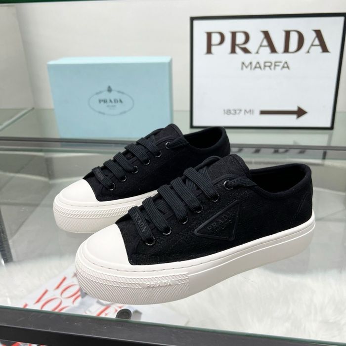 Prada Wheel Gabardine Low-Top Sneakers , кеди прада