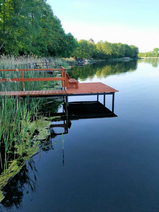 Budowa pomostów -wbijanie pali