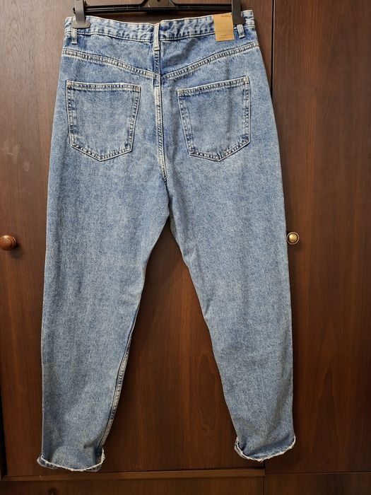 Dżinsy mom fit roz.42 Sinsay Nowe niebieskie