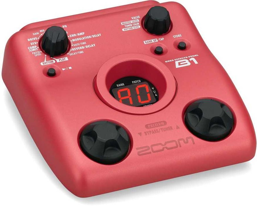Zoom B1 efeitos para baixo com percussão  100% funcional.