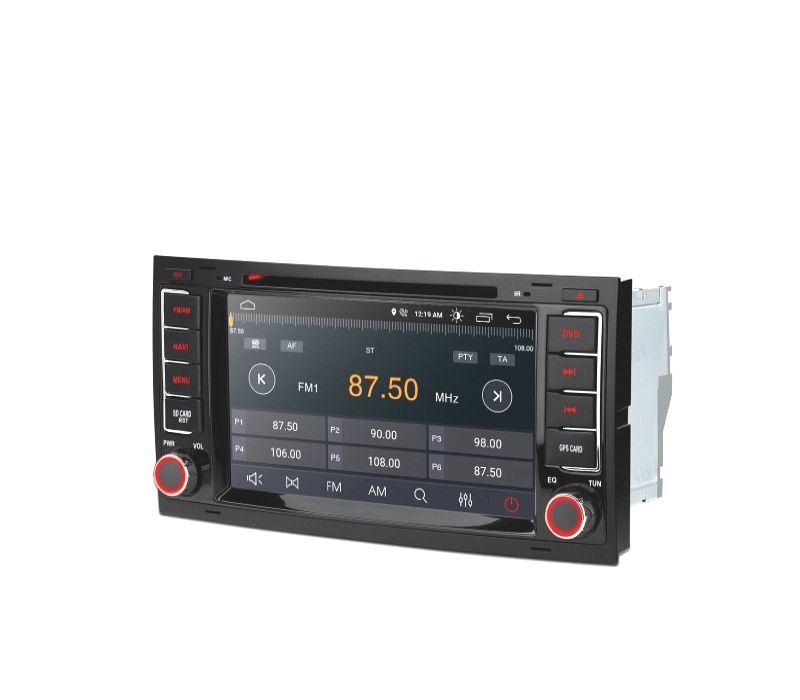 AUTO RÁDIO 7" ANDROID 12 OCTA-CORE MULTIMEDIA DVD GPS PARA VOLKSWAGEN VW TOUAREG MULTIVAN TRANSPORTER