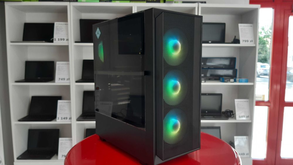 NOWY Komputer Gamingowy Ryzen 7-5700x/32GB/1000SSD RTX 5060 Win11 RATY