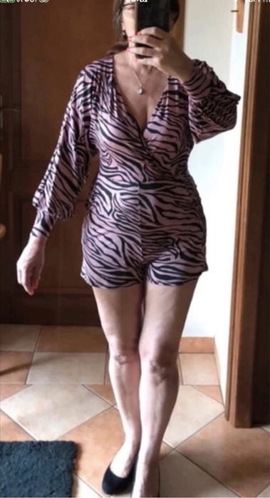 Kombinezon zwierzecy print