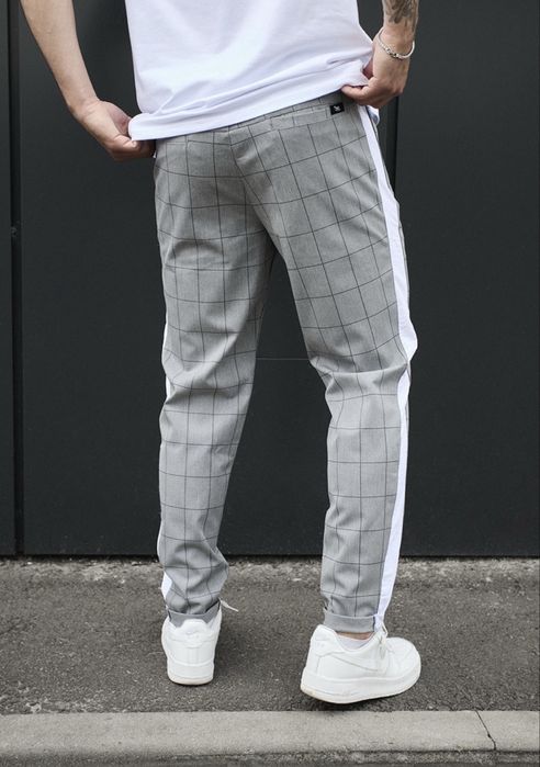Штани STAFF чоловічі чінос line gray