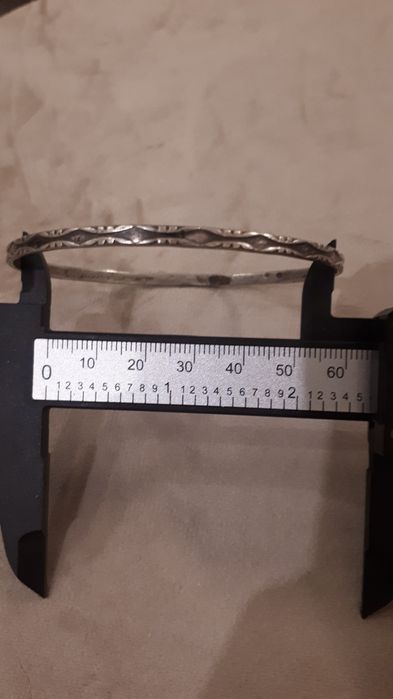 bransoletka kółko srebrne Warmet