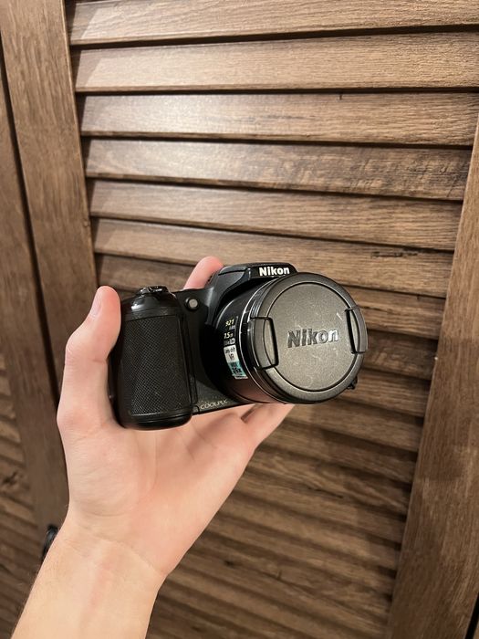 Фотоапарат Nikon Coolpix L810 Black (CCD / 26x Zoom / Батарейки АА / Комплект)