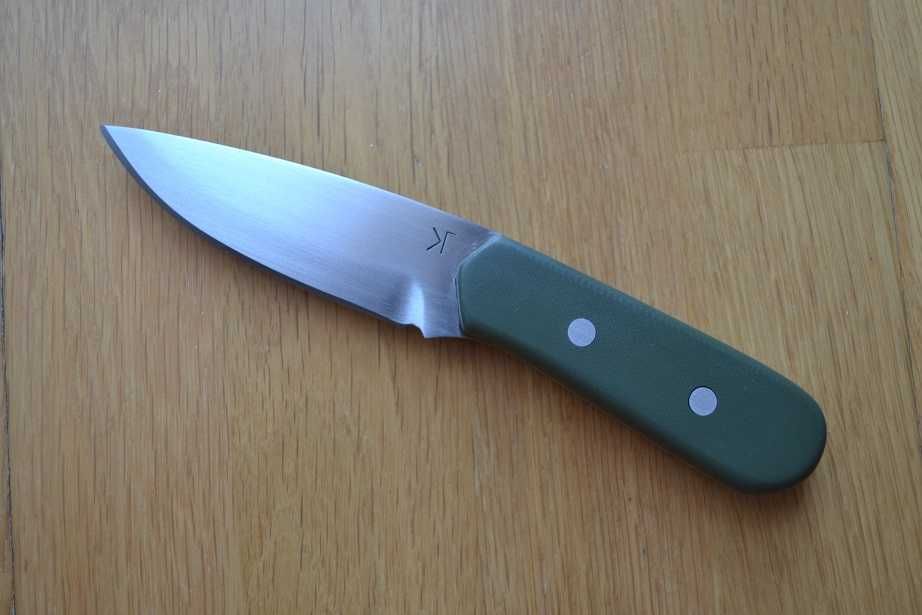 Nóż Custom Bushcraft Handmade Olive Survival G10 Edc Knifemaking