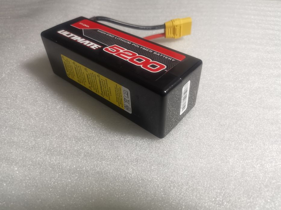 Bateria RC Li-po 4S 14,8V 5200mah 60C Ultimate Lítio polímero Lipo
