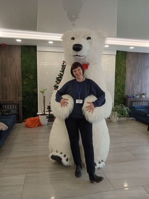 Белый Мишка, Панда, Пёс Патрон - экспресс поздравление на праздник