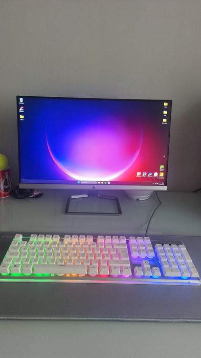 PC Gaming + Monitor HP 24F | i3‑8100 • GTX 1650 • 16GB • SSD • Win11 Pro
