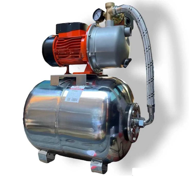 Станція Насосна 1500 Ват 24 літра нержавійка. (ТІЛЬКИ ДОСТАВКА ПОШТОЮ)