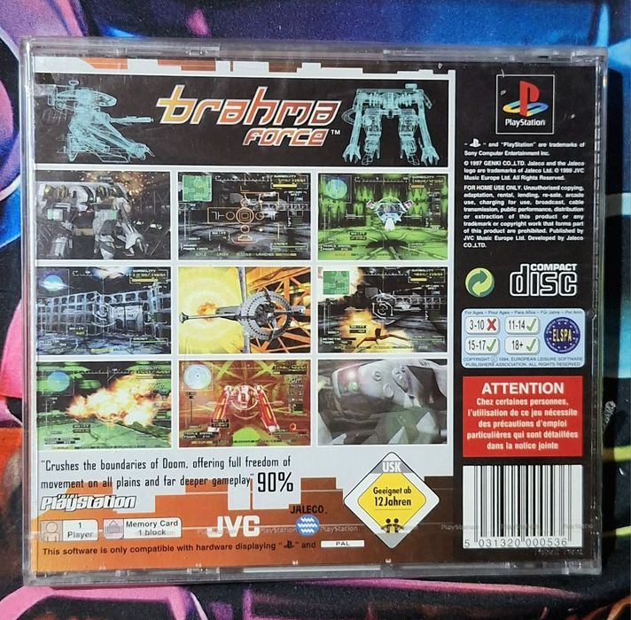 Brahma Force PS1 Novo/Selado