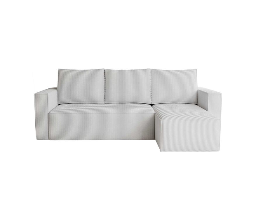 Narożnik kanapa NOYO 230 cm funkcja spania rogówka pojemnik bonel