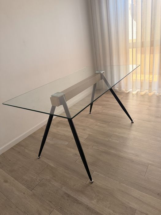 Mesa vidro jantar