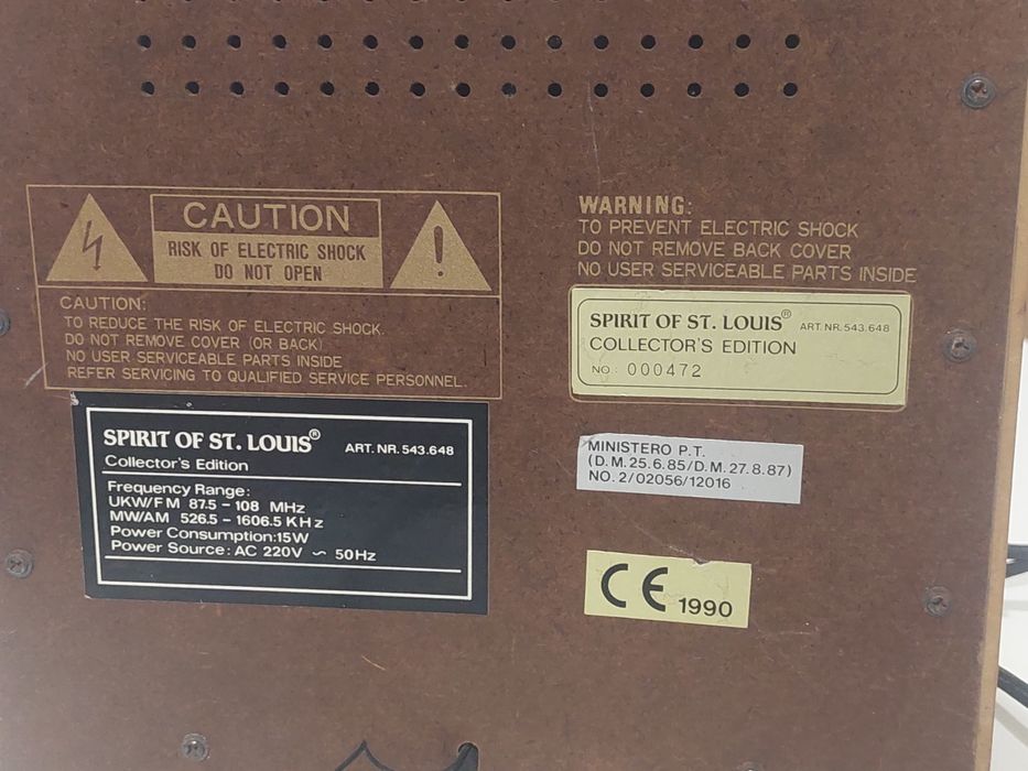 Radio - Spirit Of St. Louis