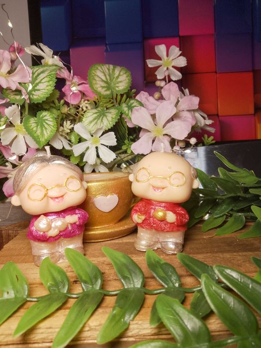 Figurka babcia i dziadek