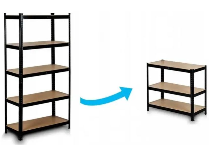 МІЦНІ стелаж металевий оцинкований в гараж, для дому. Стеллаж шкаф