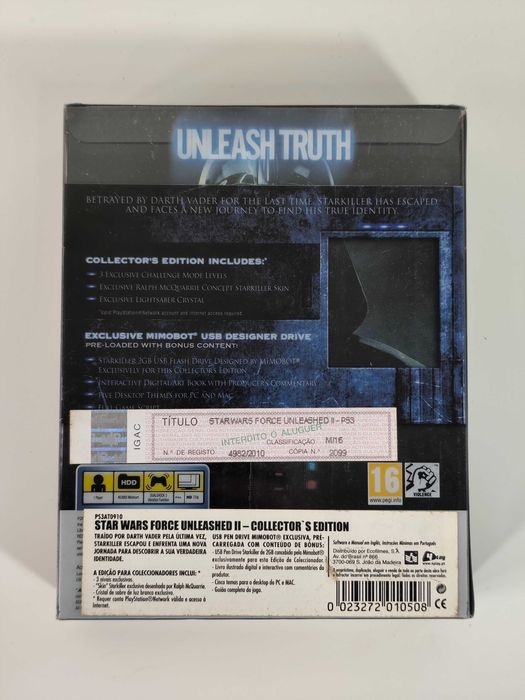 Star Wars Force Unleashed II Collector's Edition - Playstation 3 PS3