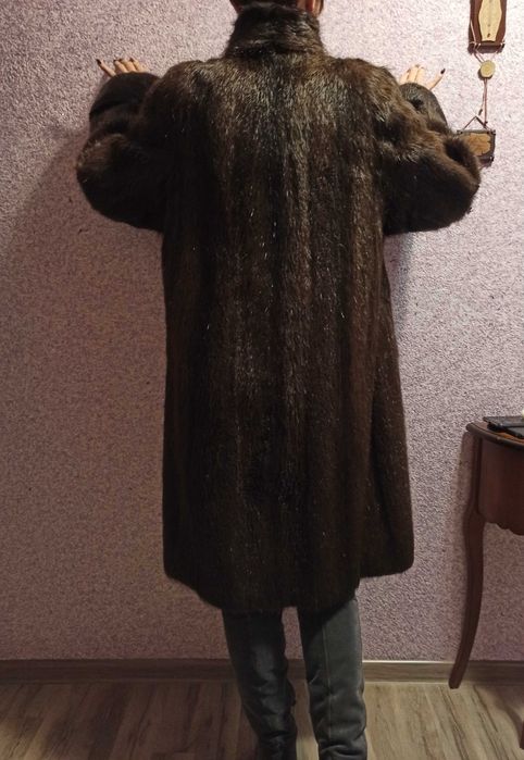 ‼️ ІДЕАЛ ‼️ Шуба з Нутрії р. 46 Нутрієва Шубка из Нутрии нутрия