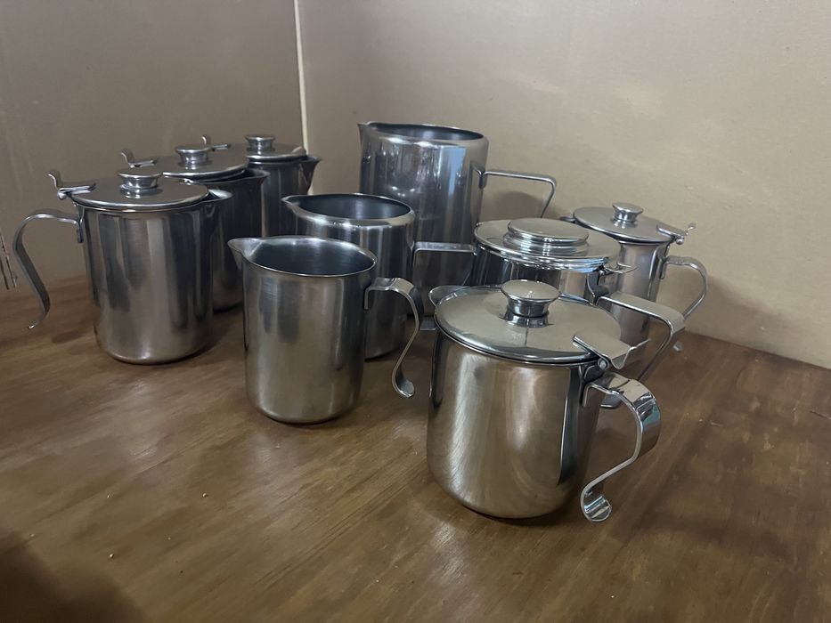 Bules em inox conjunto de 9 unidadrs