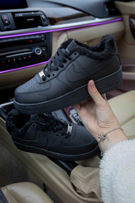 Кросівки Nike Air Force Premium FUR Кроссовки Найк Форс Хутро (36-45)