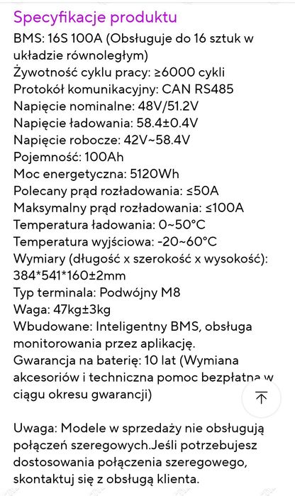Magazyn energii 5kw segment PWOD