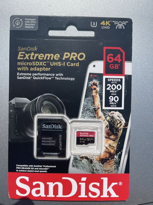SanDisk extreme pro 64GB