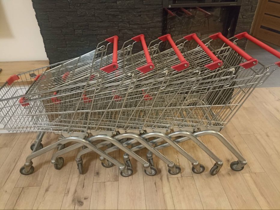 Wózki sklepowe .