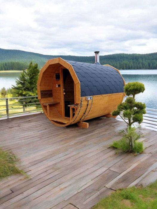 Sauna Ogrodowa z przedsionkiem