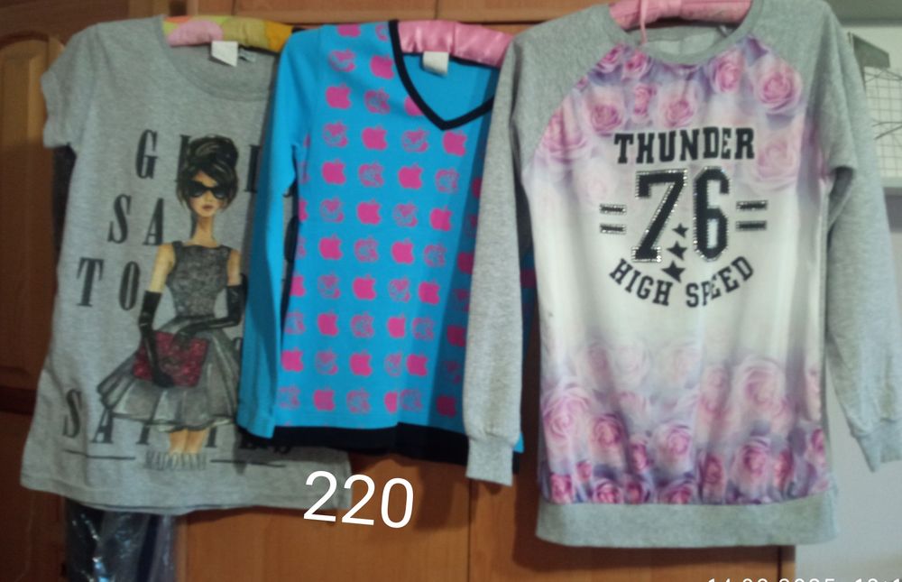 Пакет новые и б/у вещей на девочку 13-15лет