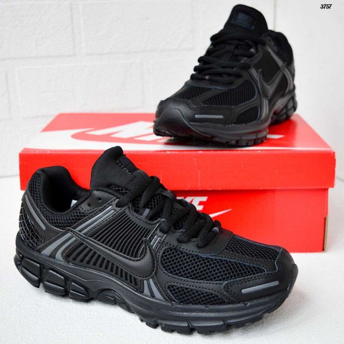 Кросівки Nike Zoom Vomero 5 Black чорні. Чоловічі літні кросівки.