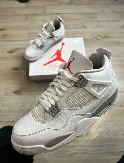 Jordan 4 Retro White Oreo R.45