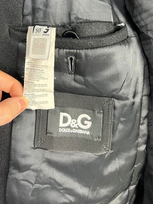 Płaszcz Dolce & Gabbana Wełniany Czarny