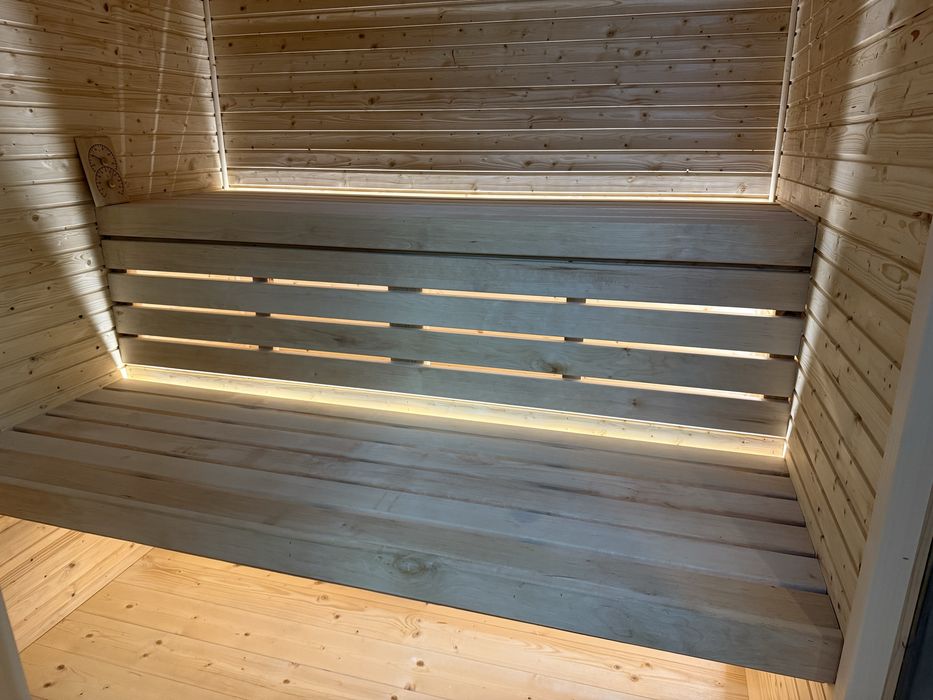 SAUNA zewnętrzna PREMIUM - 2.35x2.35m 9kw