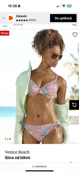 Góra od kostiumu bikini celtyckie wzory boho etno