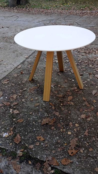 Stół  konferencyjny biały 90x90 stoły do biur domu hostelu