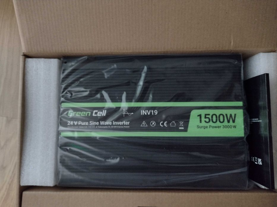 Przetwornica napiecia 24v 1500W/3000W Nowa