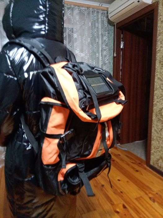 Рюкзак з сонячною системою акумулятор переходники вир-во Польщі