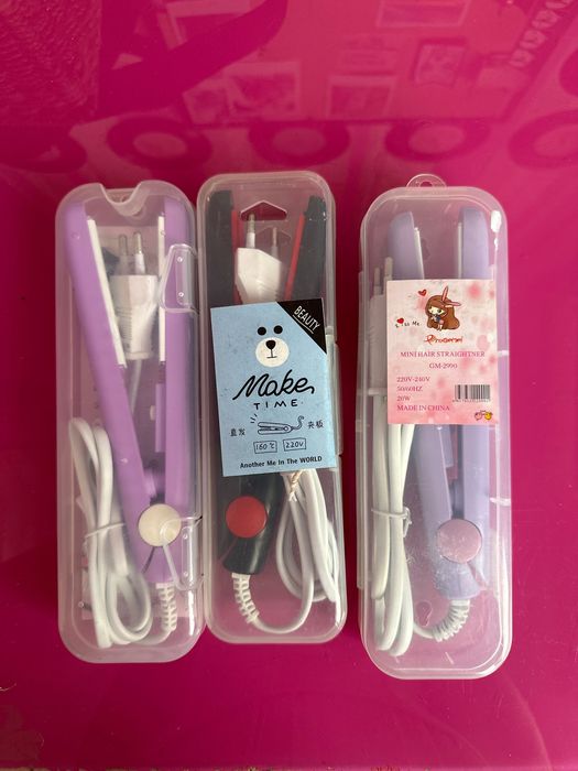 Міні випрямляч/гофре для волосся