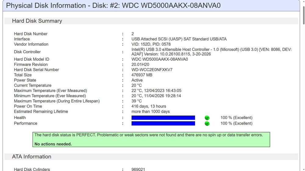 4 discos Hdd 500GB - 7200RPM - SATAIII (6Gb/s)
