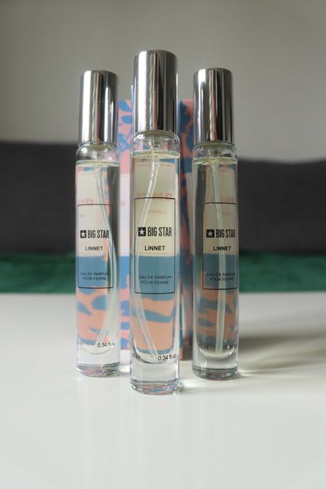 !Nowe! Perfumetki Big Star Linnet 10 ml x 3 sztuki!