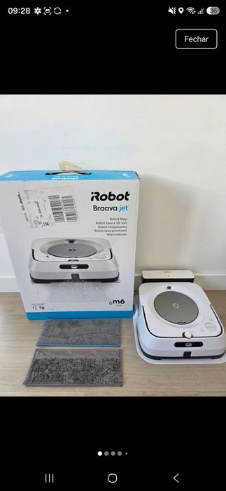 Robot esfregona Braava jet® m6 com ligação Wi-Fi