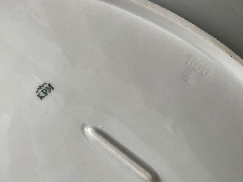 Stare porcelanowe półmiski KPM Wałbrzych