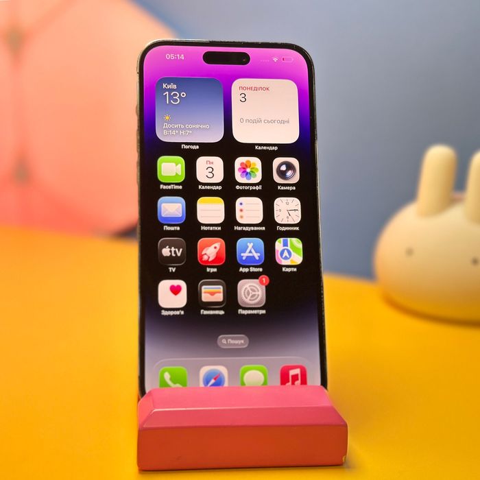 Смартфон Apple iPhone 14 Pro Max 128GB Deep (106110) Б/У З ГАРАНТІЄЮ