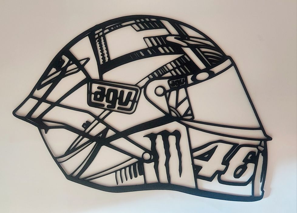 Capacete Rossi 46 wall decor
Aprox 27cm largura