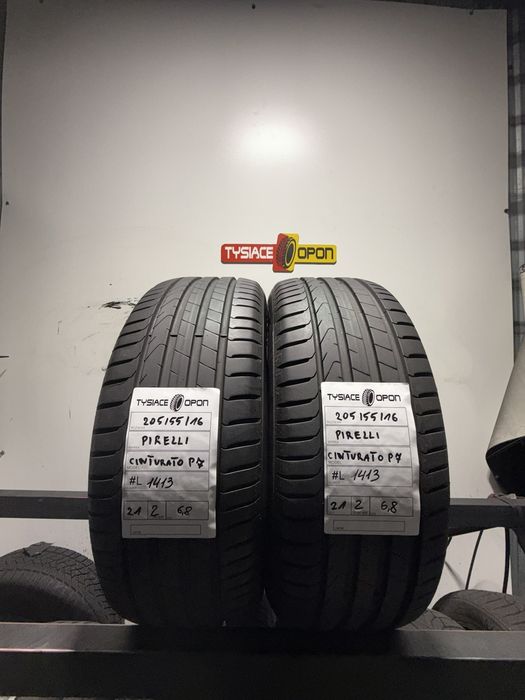 Opona letnia Pirelli Cinturato P7 205/55 R16 używana numer #L1413